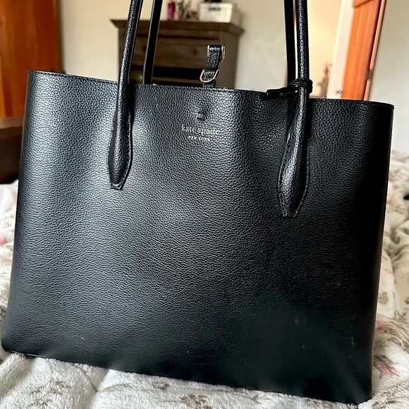 Kate spade black and nude tote - Picture 1 of 4